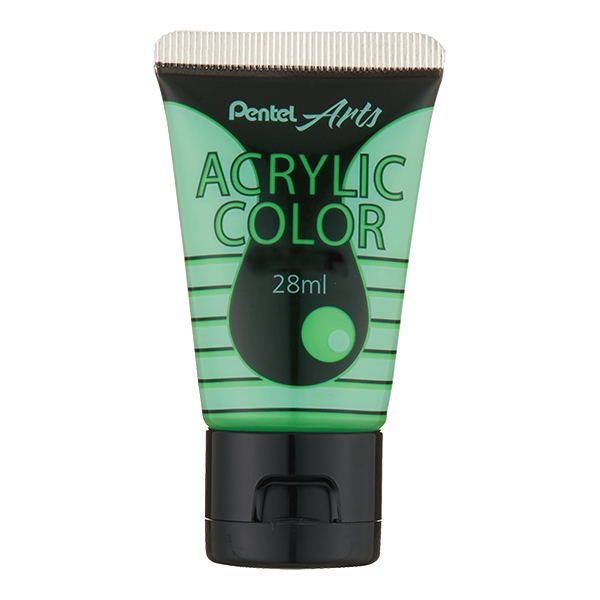 Tuýp Màu Vẽ Acrylic Pentel 28ml WA2-T84 - Fluorescent Green