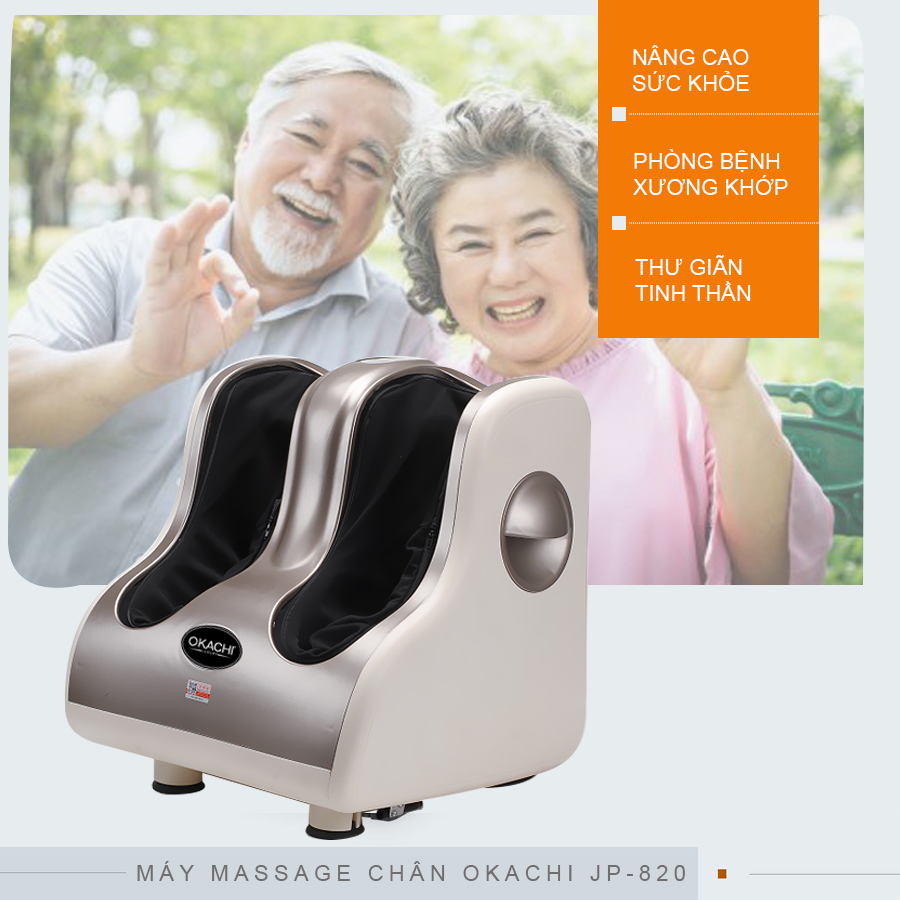 Máy massage chân OKACHI JP-820 (4 motor) 