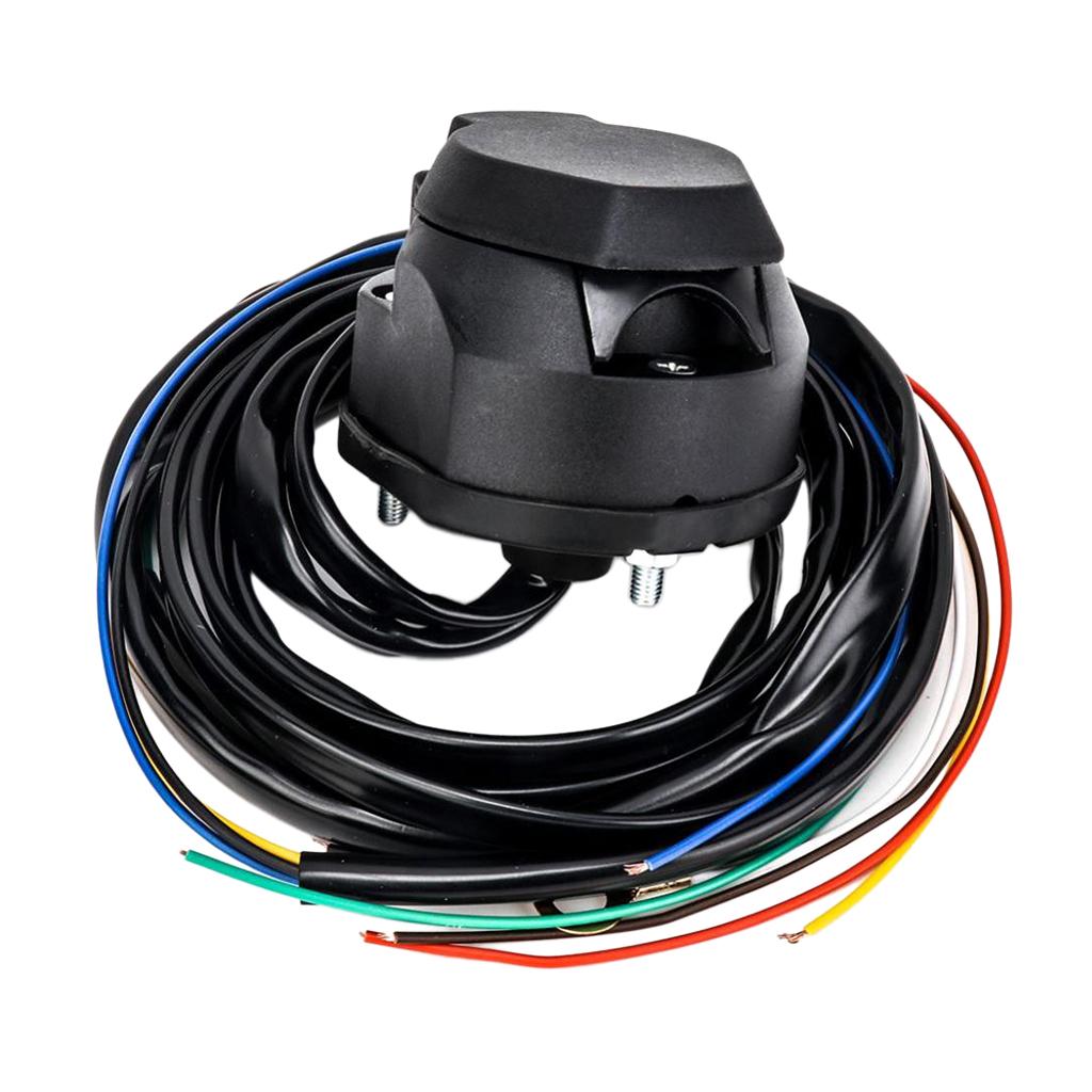 Trailer Connector Plug Waterproof 1.5 M Extension Cable 7 Pins for
