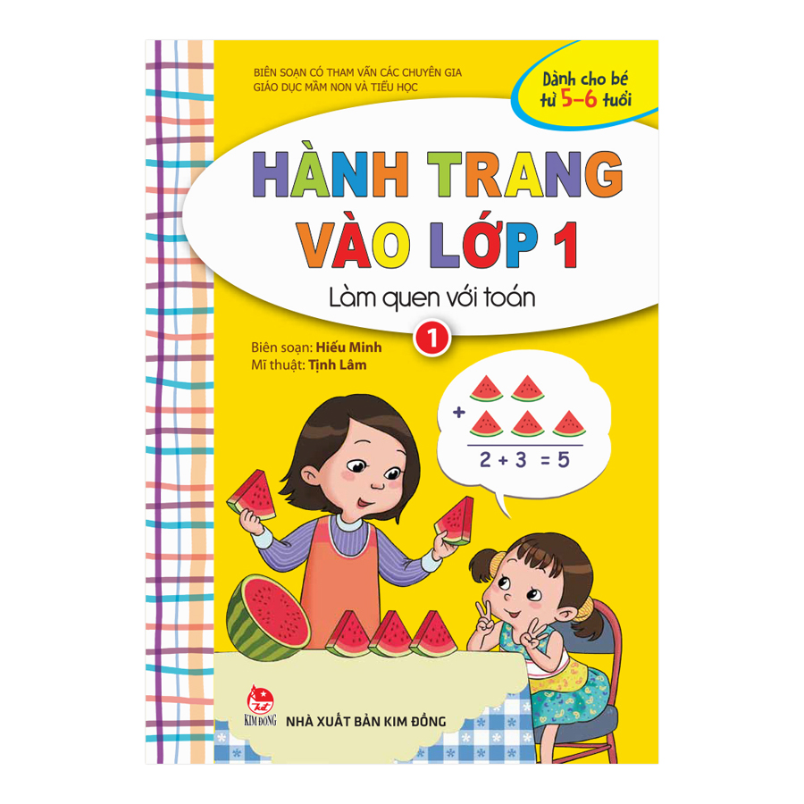 Combo Hành Trang Vào Lớp 1: Làm Quen Với Toán (3 Tập)