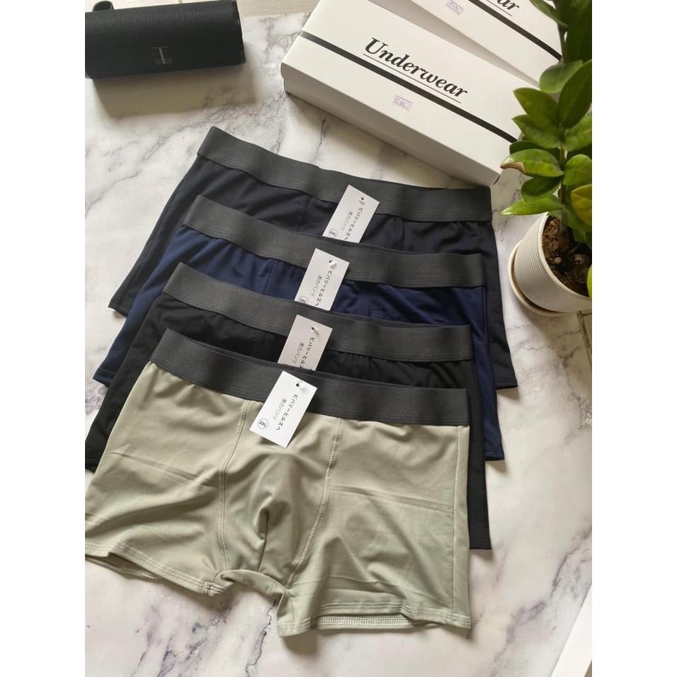 Quần sịp đùi nam chất thun mát co dãn 4 chiều, sịp boxer thông dụng hình ảnh thật 100%