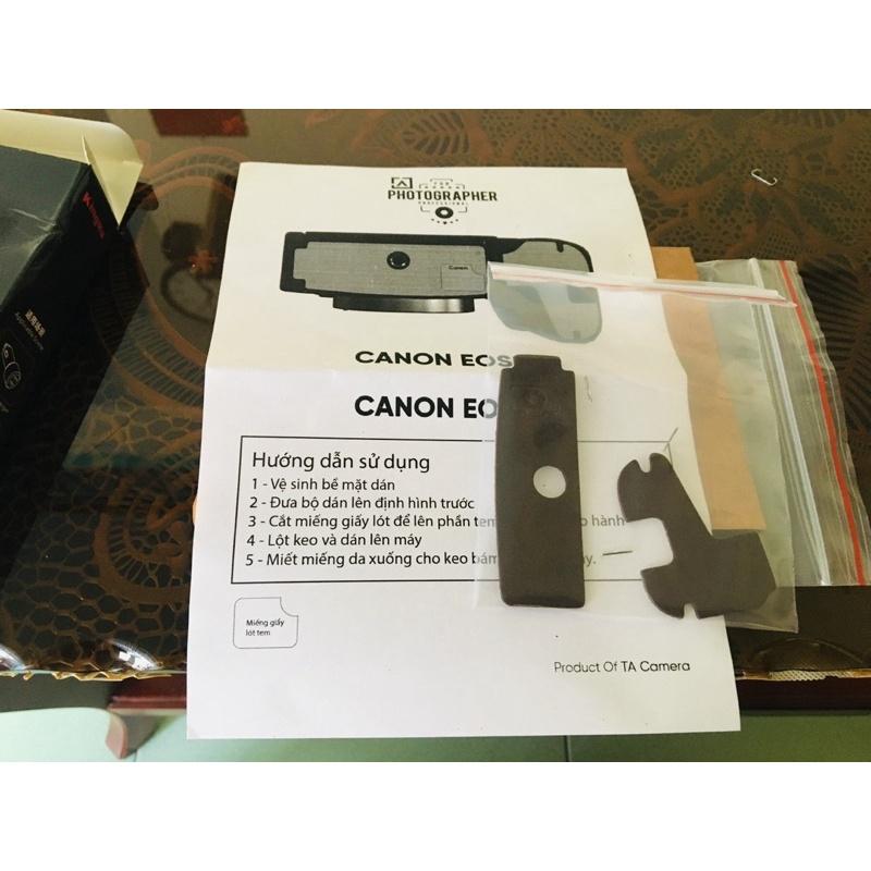 Miếng Dán Đế Da Máy Ảnh Da Bò Thật Dành Cho Canon