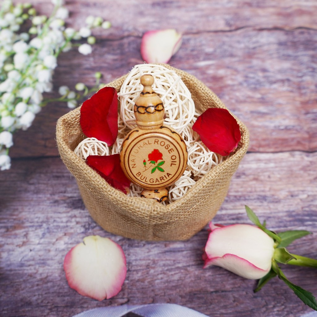 Tinh dầu hoa hồng Bulgaria thương hiệu Lema, Tinh dầu hoa hồng nguyên chất tự nhiên cao cấp, hàng nhập khẩu chính hãng