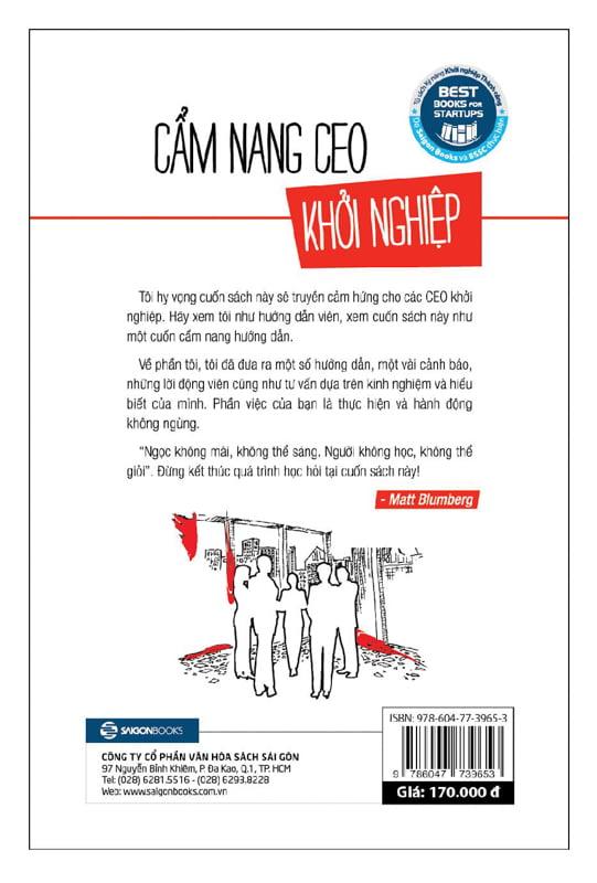 Sách Cẩm Nang CEO Khởi Nghiệp