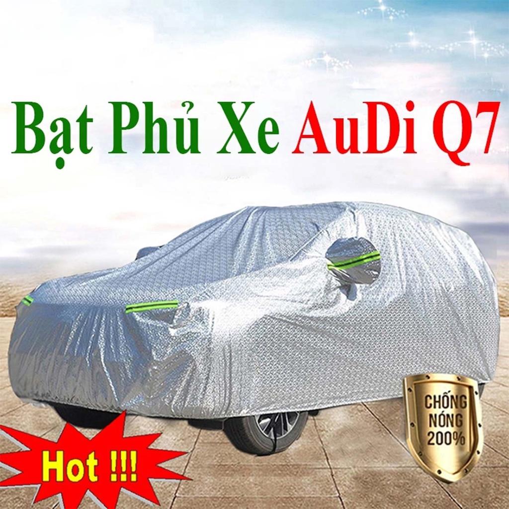 Bạt Phủ Xe Ô Tô Audi Q7 - Bạt Phủ Ô Tô 7 Chỗ 3 Lớp Cao Cấp Chống Mưa, Chống Nắng, Chống Cháy Loại 1