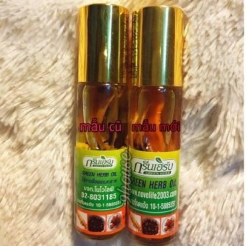 Dầu Thảo Dược Nhân Sâm Thái Lan Green Herb Oil 8ml