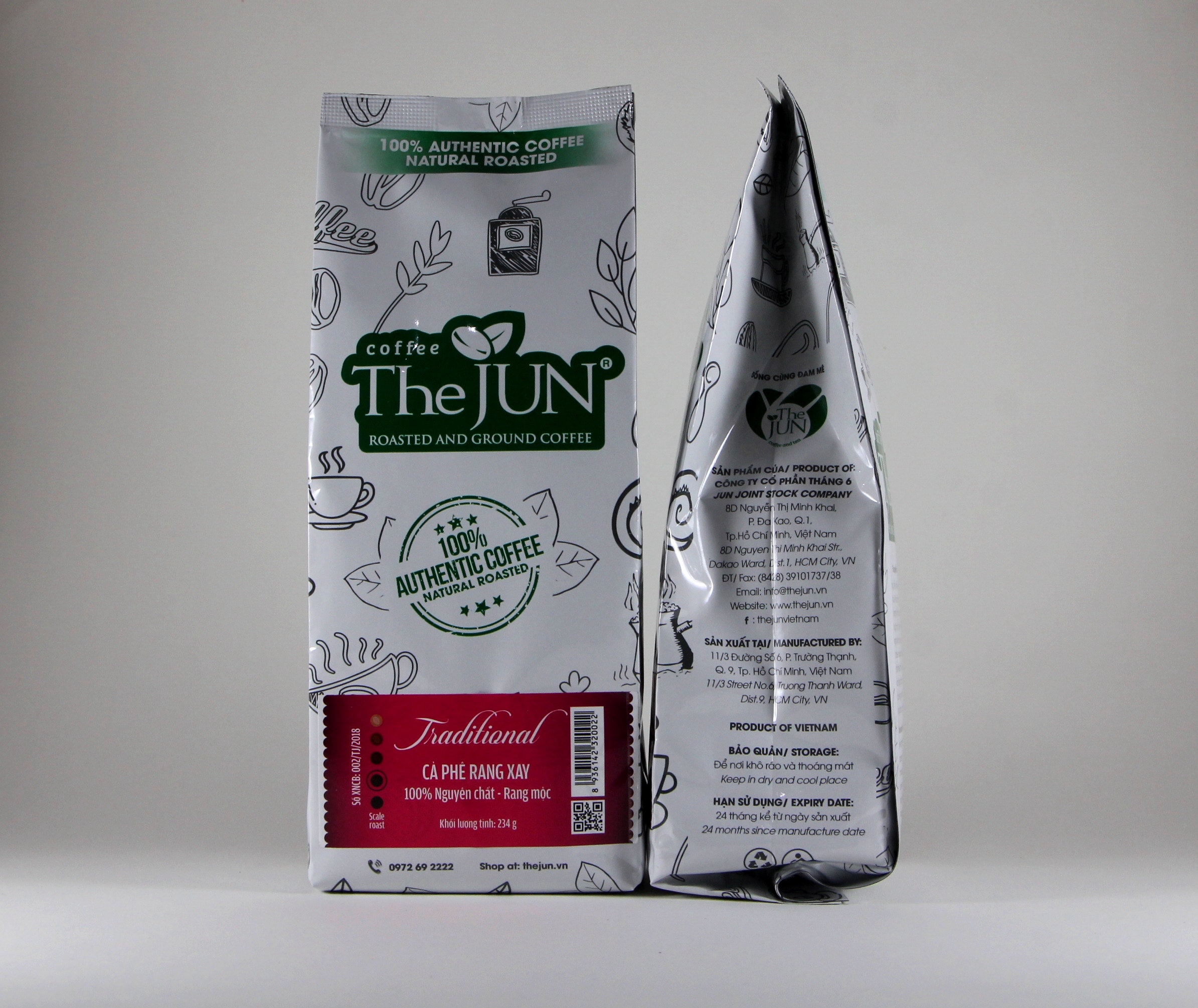 Cà phê The Jun Traditional 234g