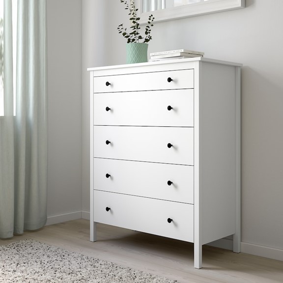 KOPY, Tủ đựng đồ tân cổ điển 5 ngăn kéo DRA_249, 90x46x114cm