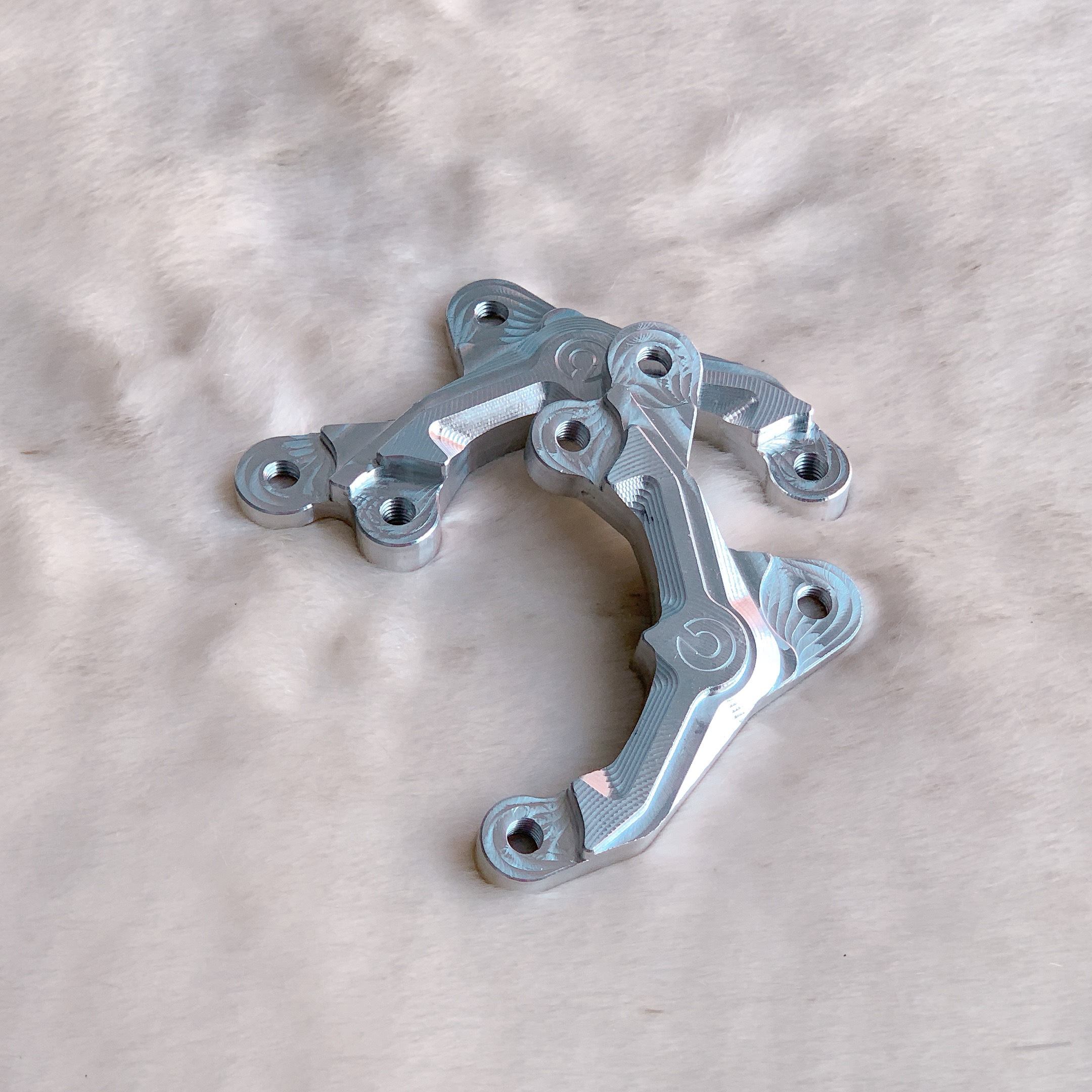 PÁT dành cho xe RAIDER/SATRIA gắn heo Nlssin , brcmbo đi đĩa 290mm , làm bằng nhôm cnc nguyên khối