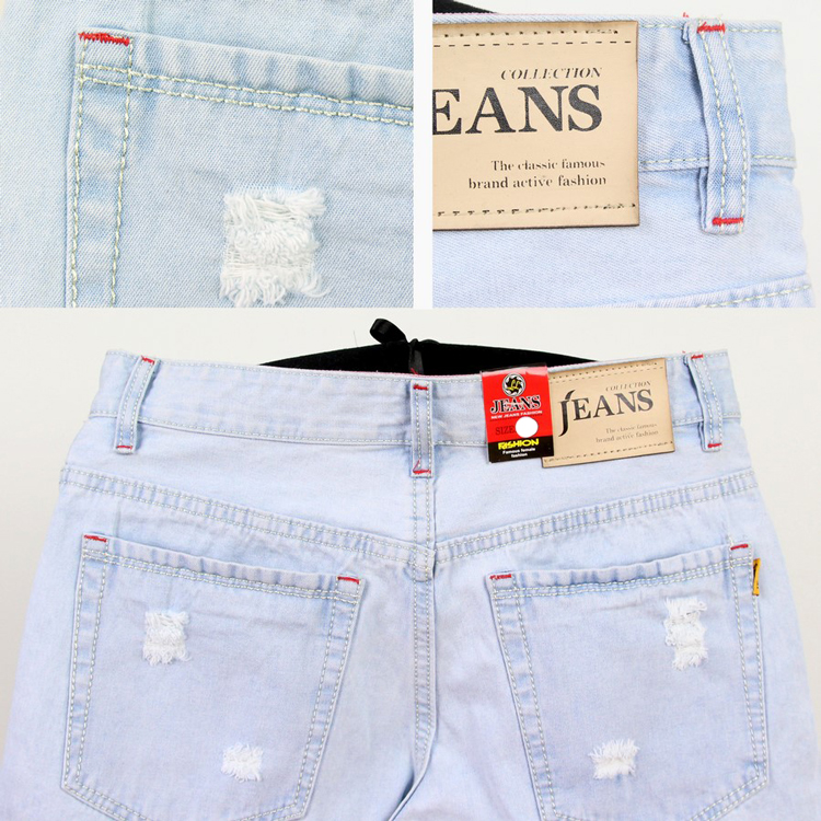 Combo 2 Quần Short Nam Muidoi Q32 - Trắng Xanh