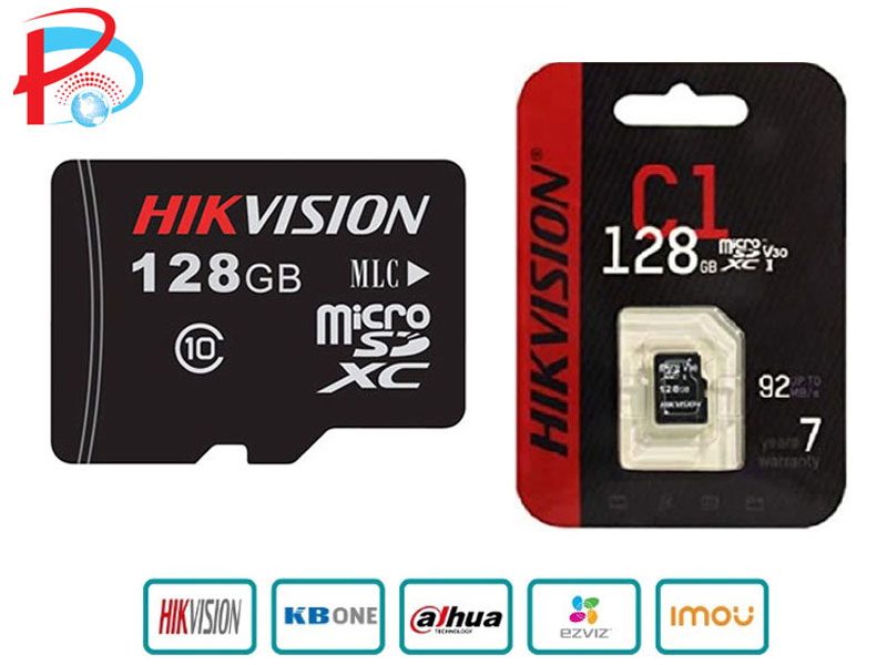 Thẻ Nhớ Micro SD Hikvision 128G-64GB-32G chuẩn Class 10, Thẻ nhớ camera, Thẻ nhớ điện thoại - hàng chính hãng