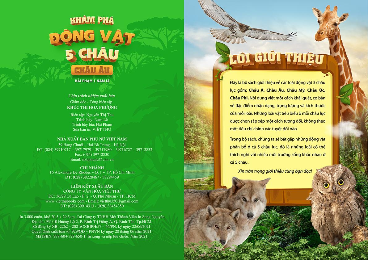 Khám Phá Động Vật 5 Châu - Châu Âu
