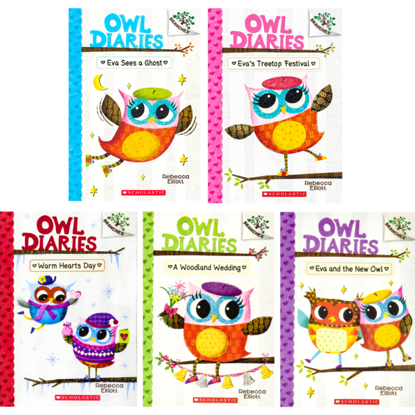 Sách ngoại văn: Owl Diaries Treetop Adventure Set (With Storyplus)