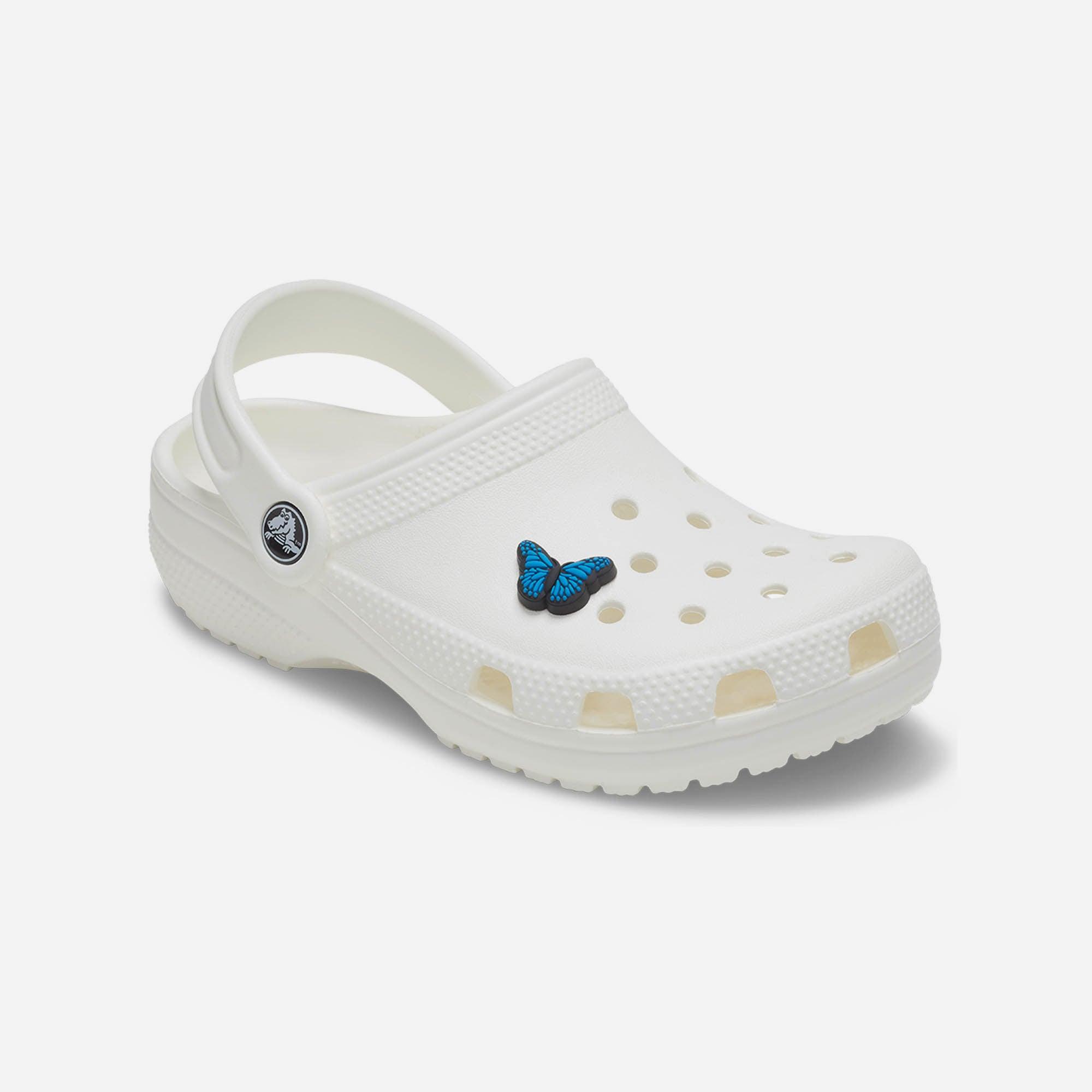 Huy hiệu Jibbitz unisex Crocs Blue Butterfly