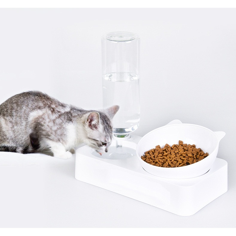 Bộ Chén ăn Bình nước cho chó mèo