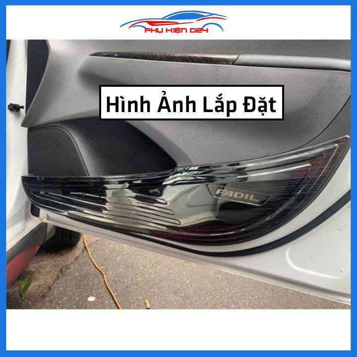 Bộ ốp tapli Fadil 2019-2020-2021-2022 vân Titan chống xước va đập khi mở cửa và làm đẹp xe