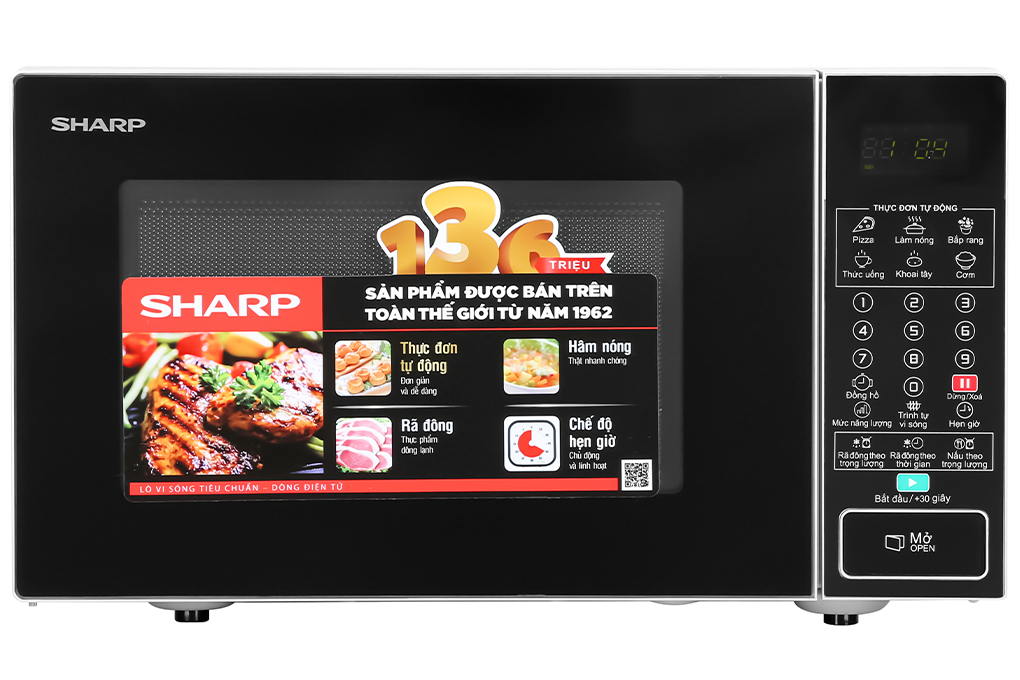 Lò vi sóng 23L Sharp R-370VN-S - Hàng chính hãng