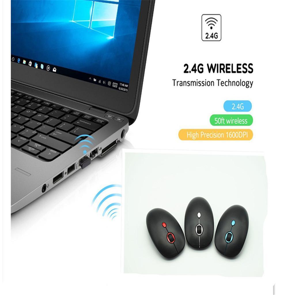 2.4G Wireless Mobile Optical Mouse with USB Nano Receiver for Laptop