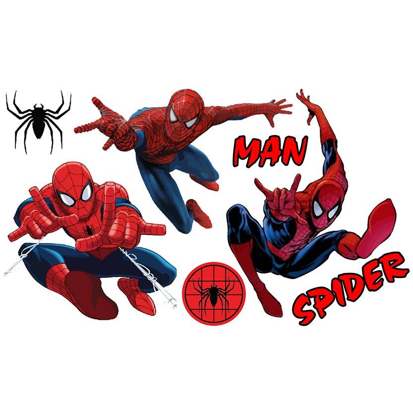 DECAL TRANG TRÍ PHÒNG BÉ SPIDER MAN SỐ 1