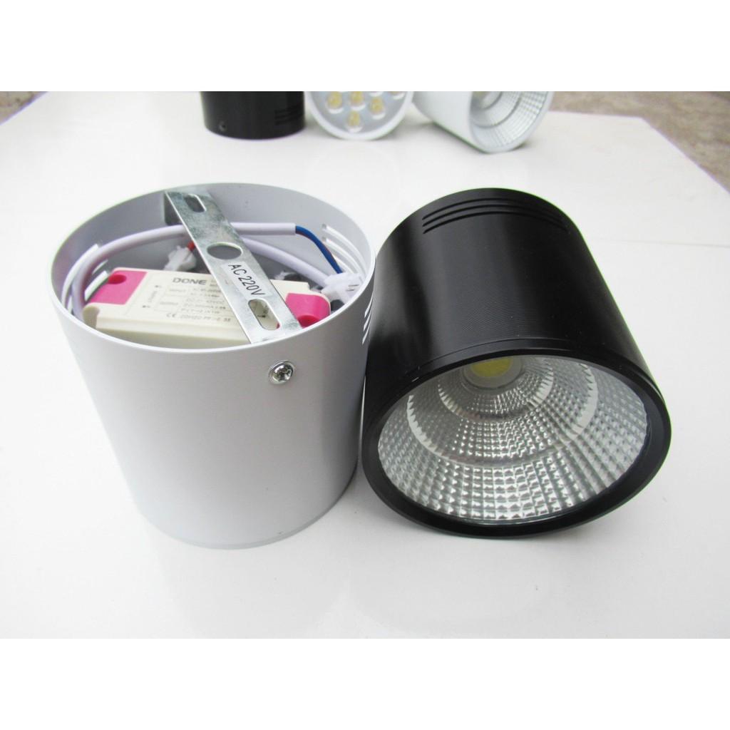 Đèn ống  bơ 20W - Đèn downlight lắp nổi #20W Chip led COB siêu tiết kiệm điện0