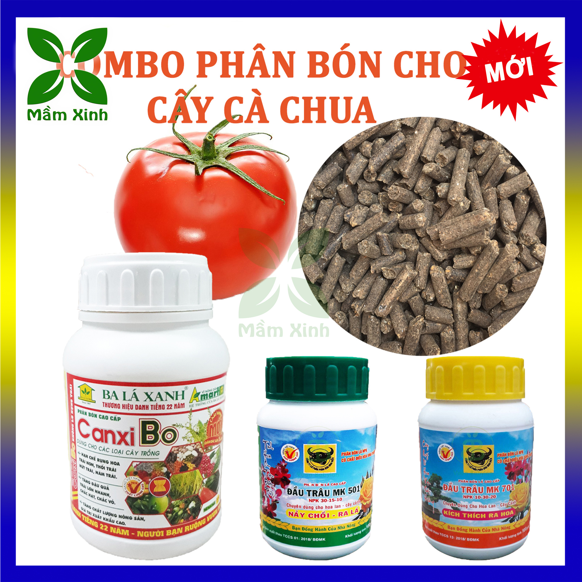 COMBO PHÂN BÓN CHO CÂY CÀ CHUA