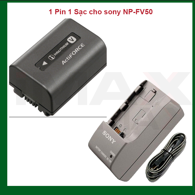 Combo Pin Sạc Cho Máy ảnh Sony NP-FH50