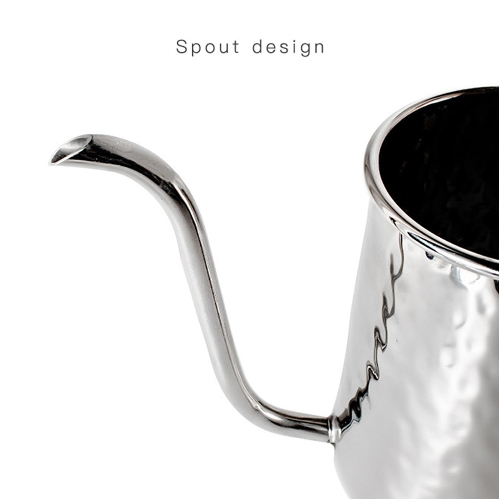 Stainless Steel Gooseneck Kettle Coffee Tea Pot Cafe Tool for Drip Coffee