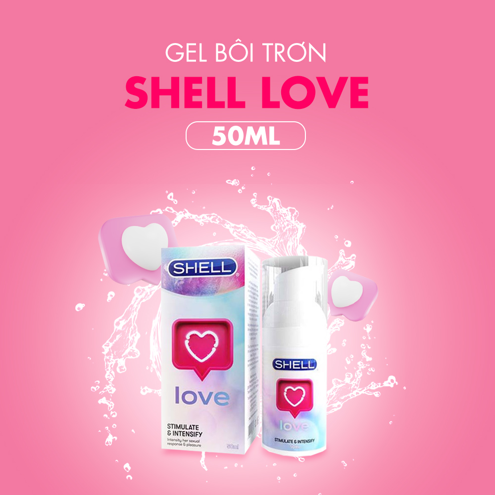Gel bôi trơn tăng khoái cảm nữ - Shell Love kèm 1 chiếc BCS Gun Super Thin