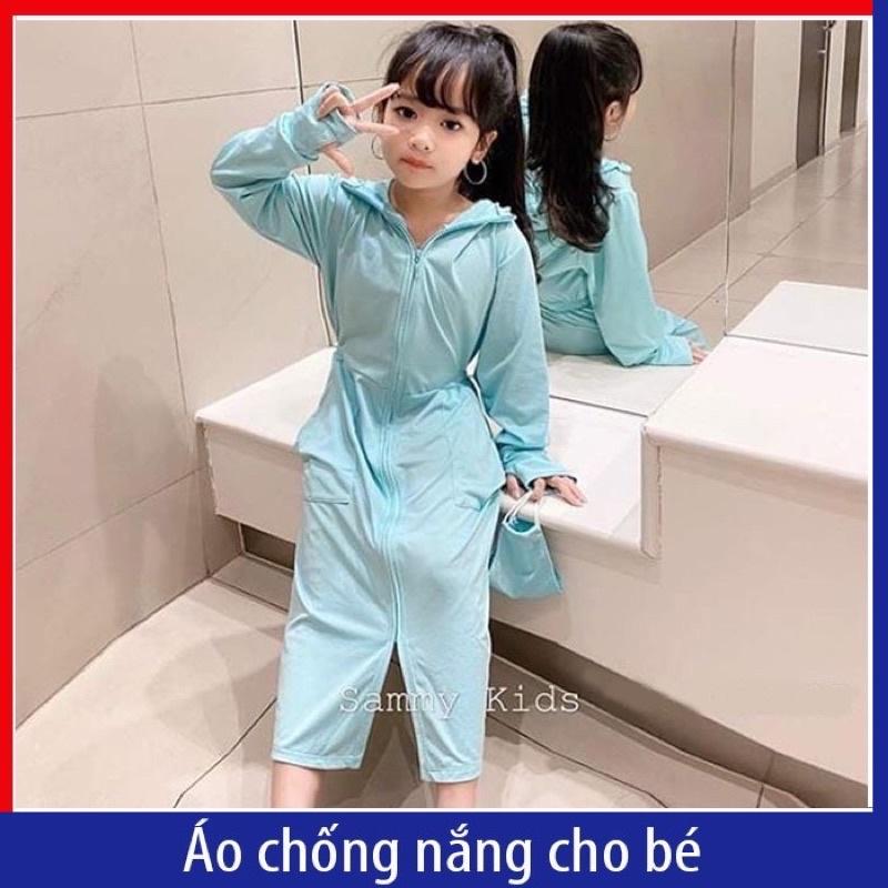 Áo chống nắng dáng dài bé gái