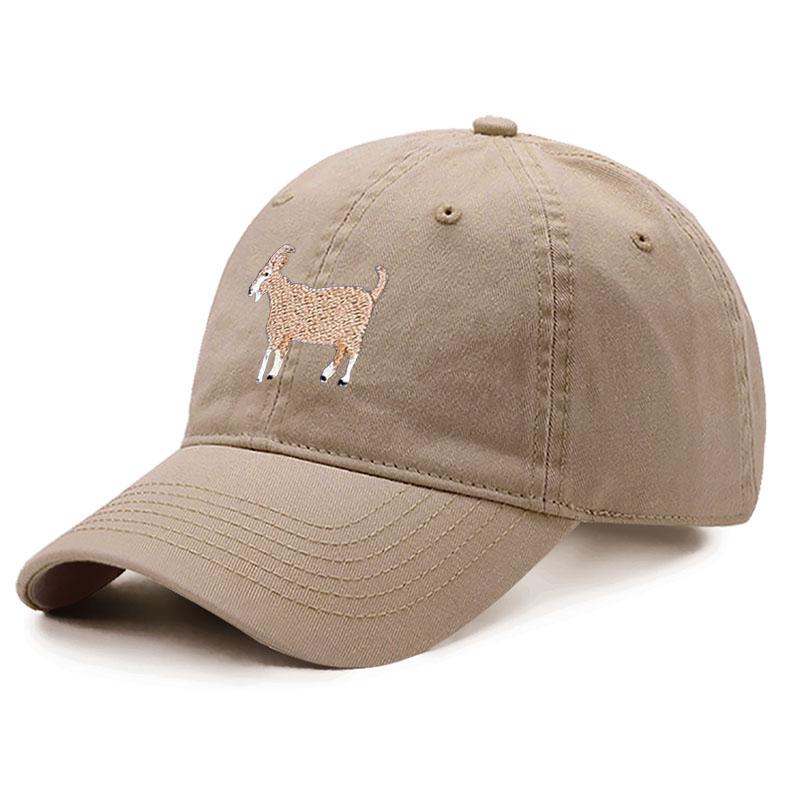 Dê thêu bông đàn ông bóng chày mũ thời trang phụ nữ mũ thể thao màn hình snapback mũ thở ra ngoài trời mũ sun dropshipping Color: khaki