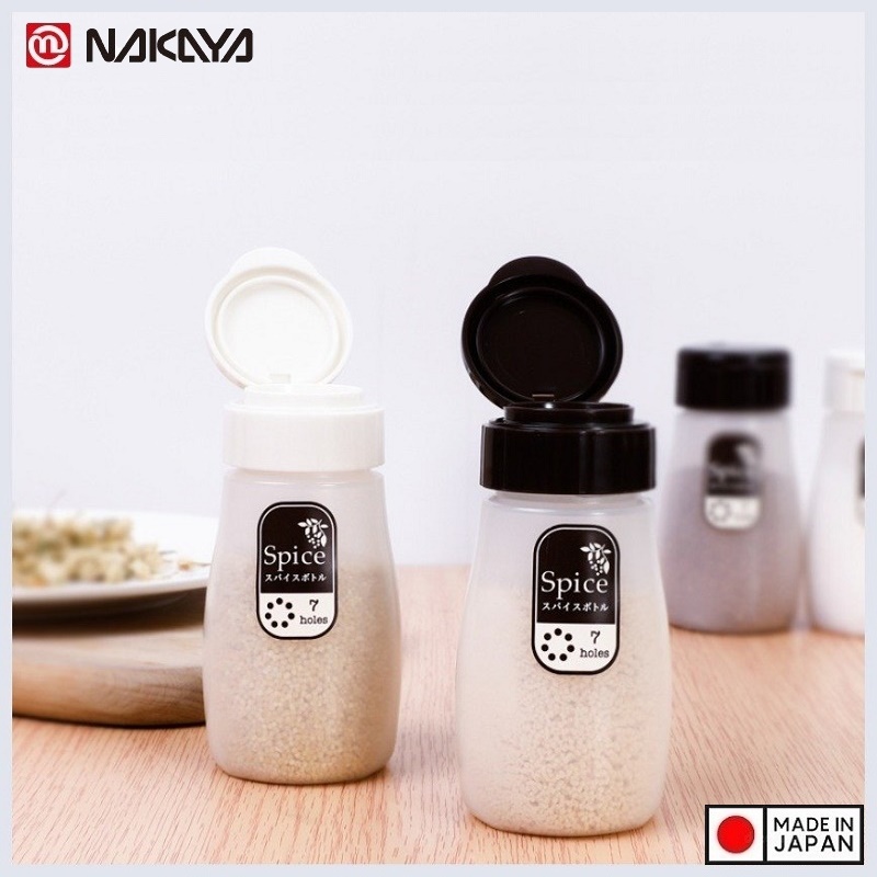 Lọ rắc gia vị muối, tiêu Nakaya 120ml - Made in Japan