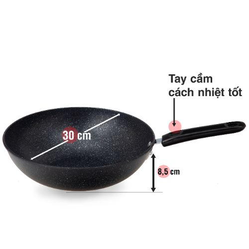 Combo 2 Chảo chống dính Thái Lan + Nắp thủy tinh