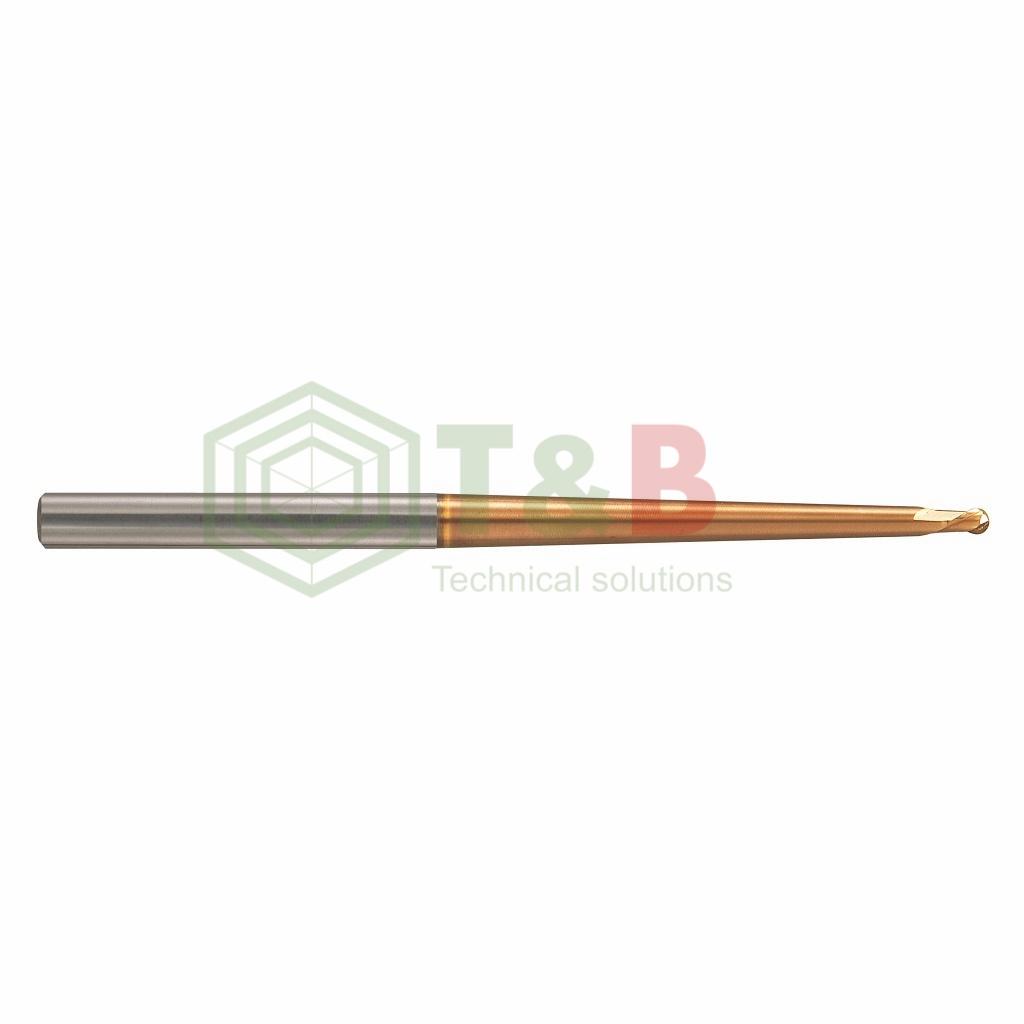 Dao Phay Cầu Cổ Côn R2x20 x80L Union Tool Model HTNB2040-200-2,Dao phay ngón gia công sau nhiệt