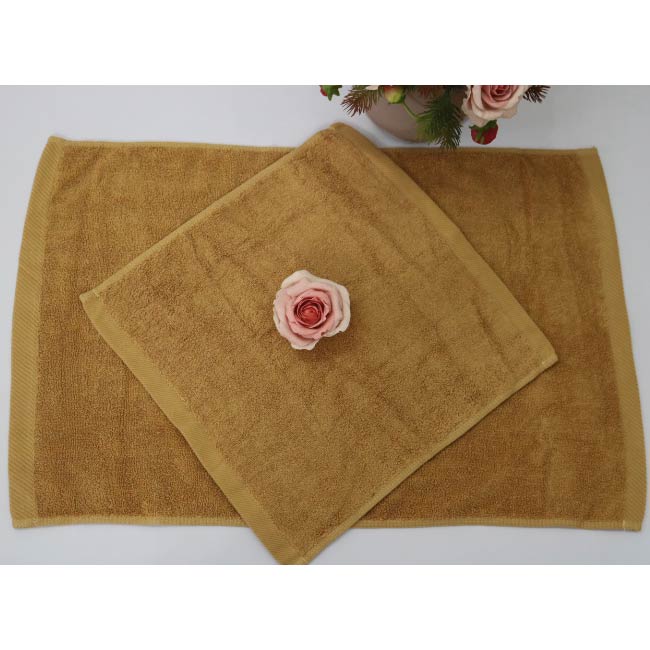 Combo 5 Khăn Làm Nail Cotton Nam Phong 40*60cm - màu Nâu Nhạt