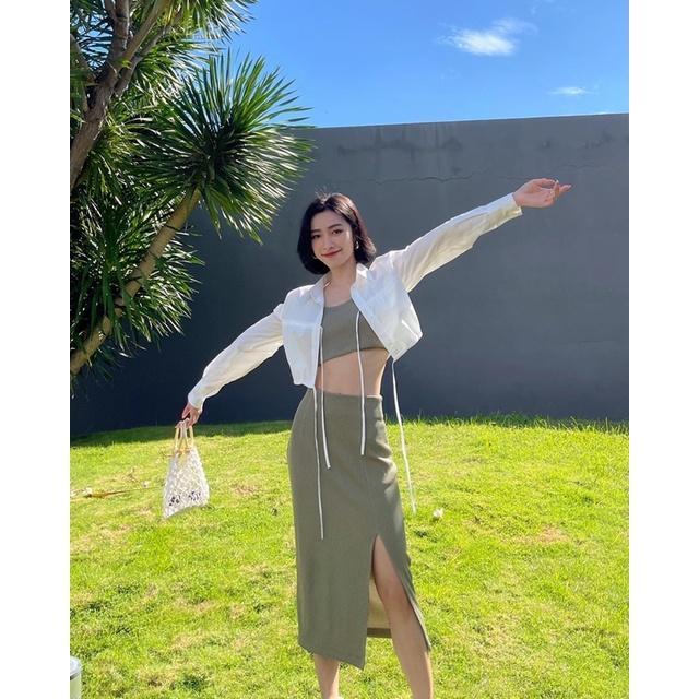 ZIEL Áo sơ mi cột dây cách điệu | Jennie Shirt