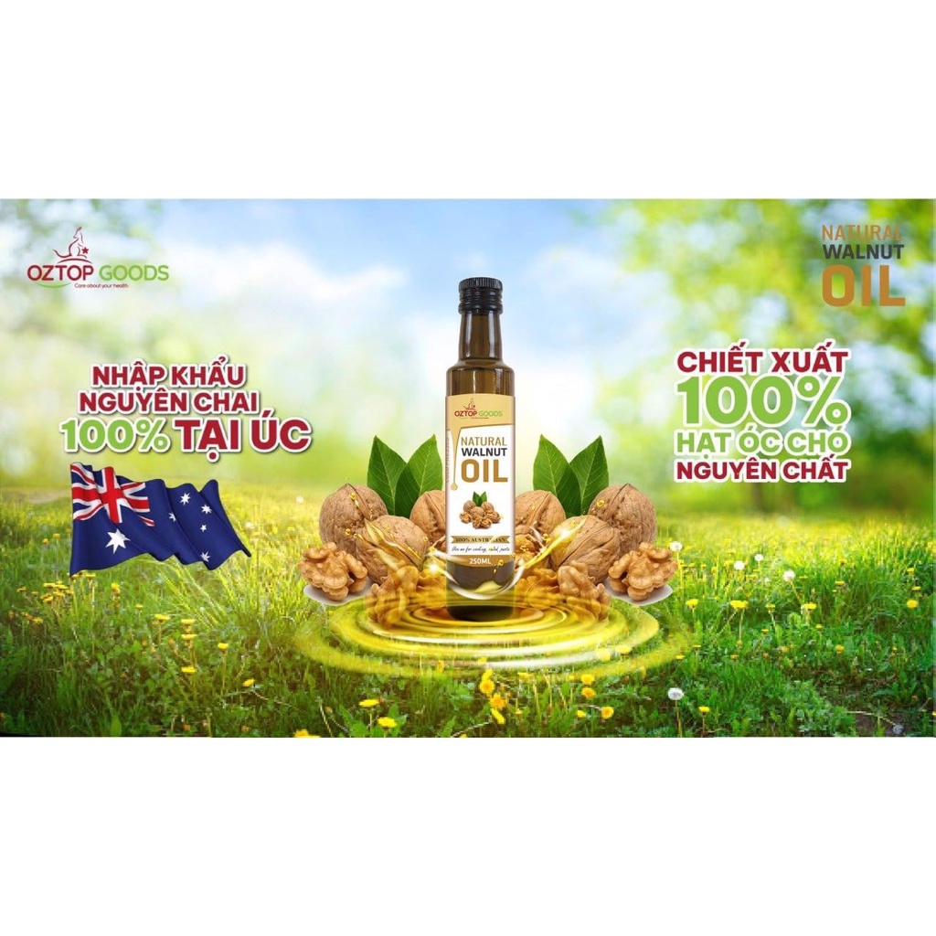 Dầu hạt óc chó- nhập khẩu Australia