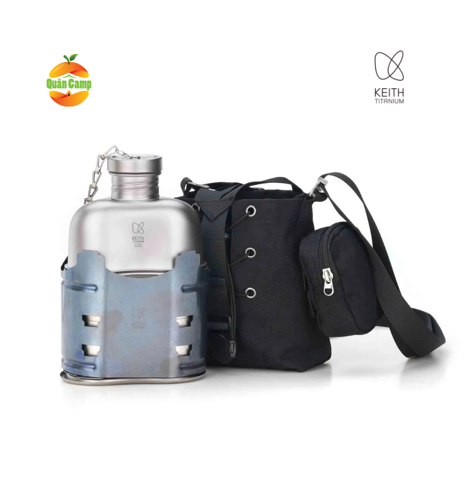 Bộ Bi Đông 1 lớp Titanium Pro Canteen Mess Kit Keith Ti3061