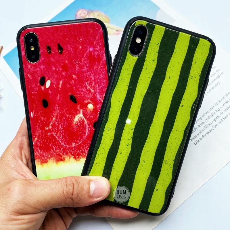 Ốp lưng kính viền dẻo CHO IPHONE 7 PLUS / IPHONE 8 PLUS / IPHONE X