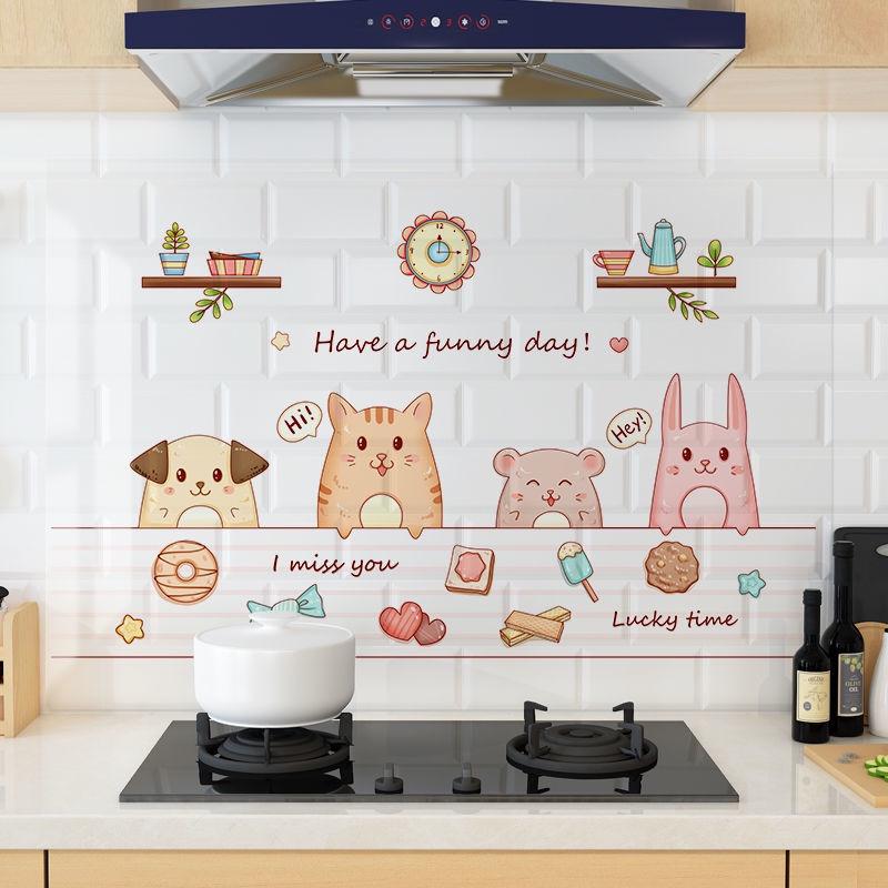 Miếng Dán Tường Trong Suốt Chống Dầu Chống Nước Chịu Nhiệt Độ Cao Cho Nhà Bếp