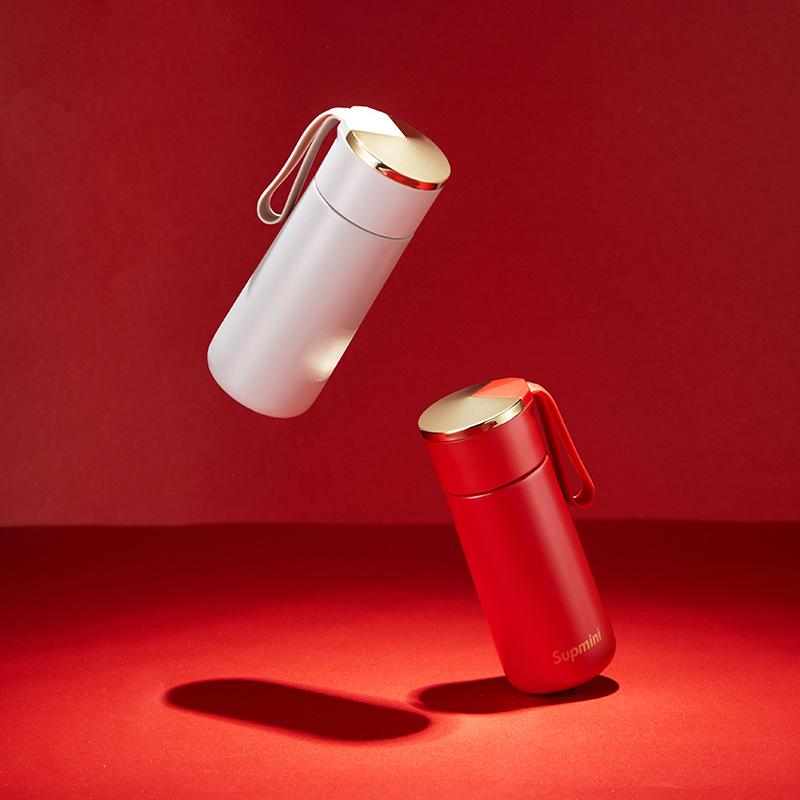 Mini Hồng 180Ml Di Động Bình Giữ Nhiệt Trẻ Em Cách Nhiệt Cup 304 Thép Không Gỉ Tumbler Du Lịch Cốc Cà Phê Termo Acero Inoxidable