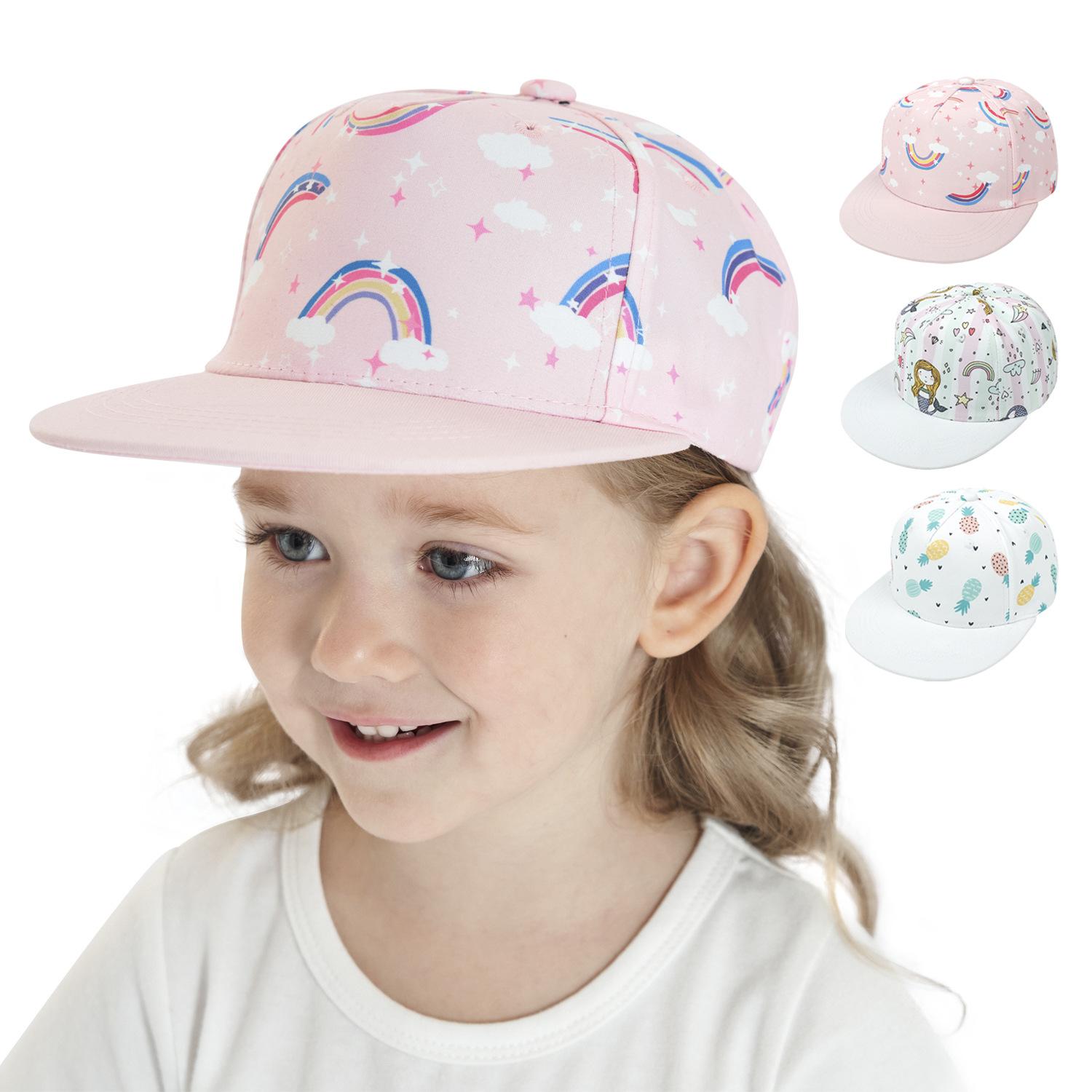 Trẻ em Khủng long in bóng chày mũ bóng chày ngoài trời Mũ điều chỉnh Trucker Cap Mũ trẻ em Mũ cho bé trai từ 1-8 tuổi Color: h Age Range: 1-2 Years