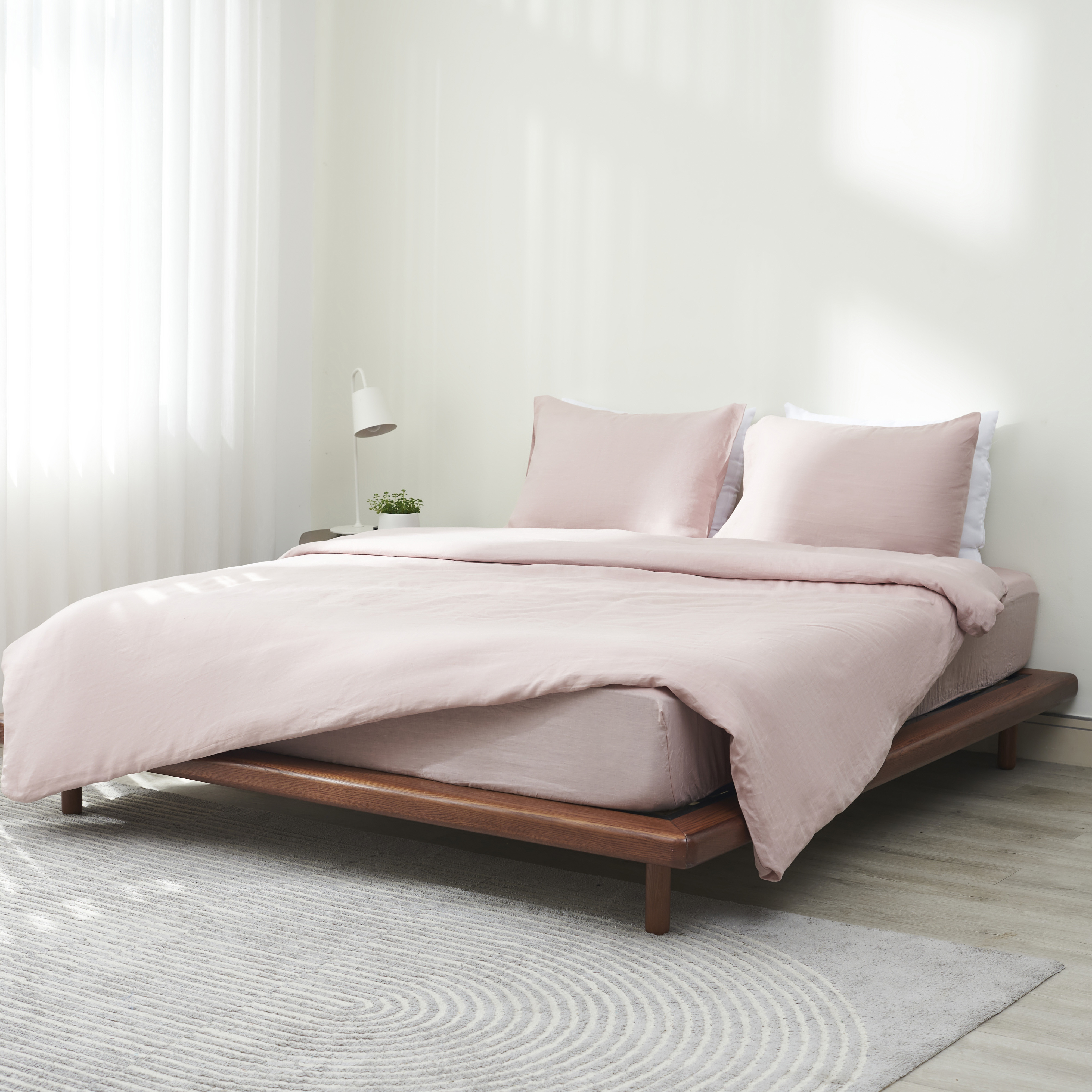 Bộ 2 Vỏ Gối Nằm Linen Ru9 100% từ thiên nhiên - 6 Màu Sắc