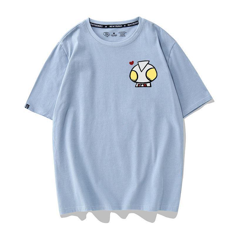 Áo Thun Nam Nữ Tay Ngắn Hình Icon Điện Quang Nhiều Màu - Unisex - Cotton - Mã AT021