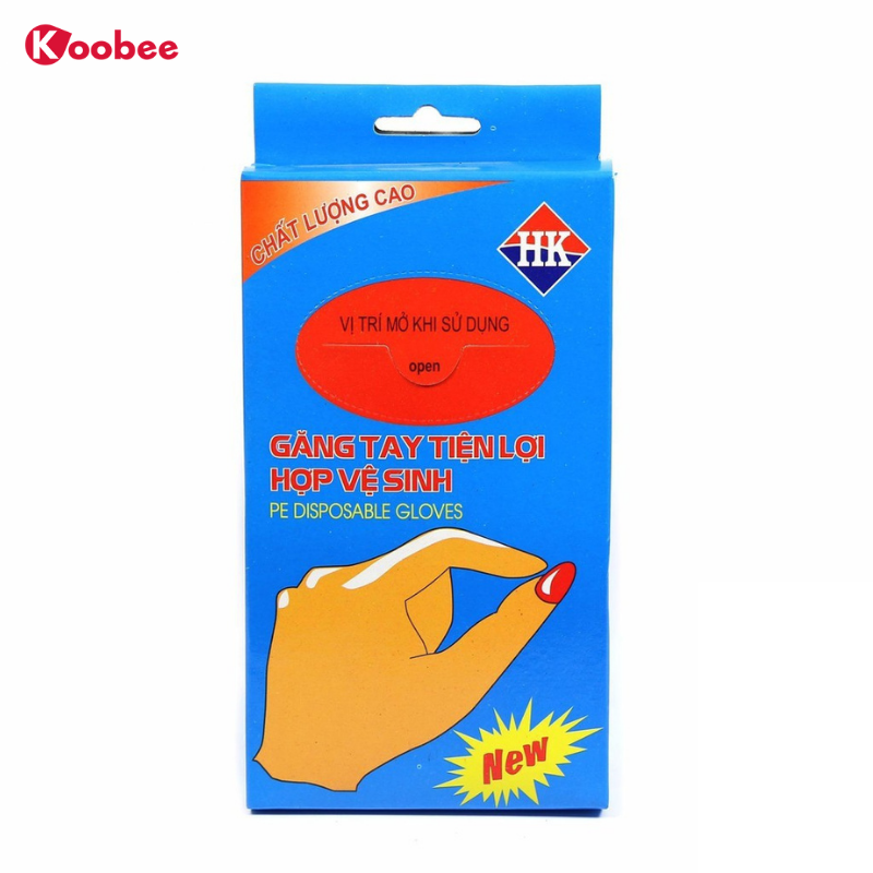 Hộp Găng Tay Dùng Một Lần Siêu Dai Tiện Dụng KooBee