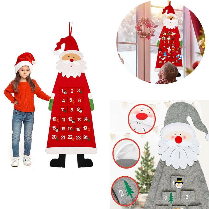 Lịch Đếm Ngược 24 Ngày Treo Tường Trang Trí Giáng Sinh