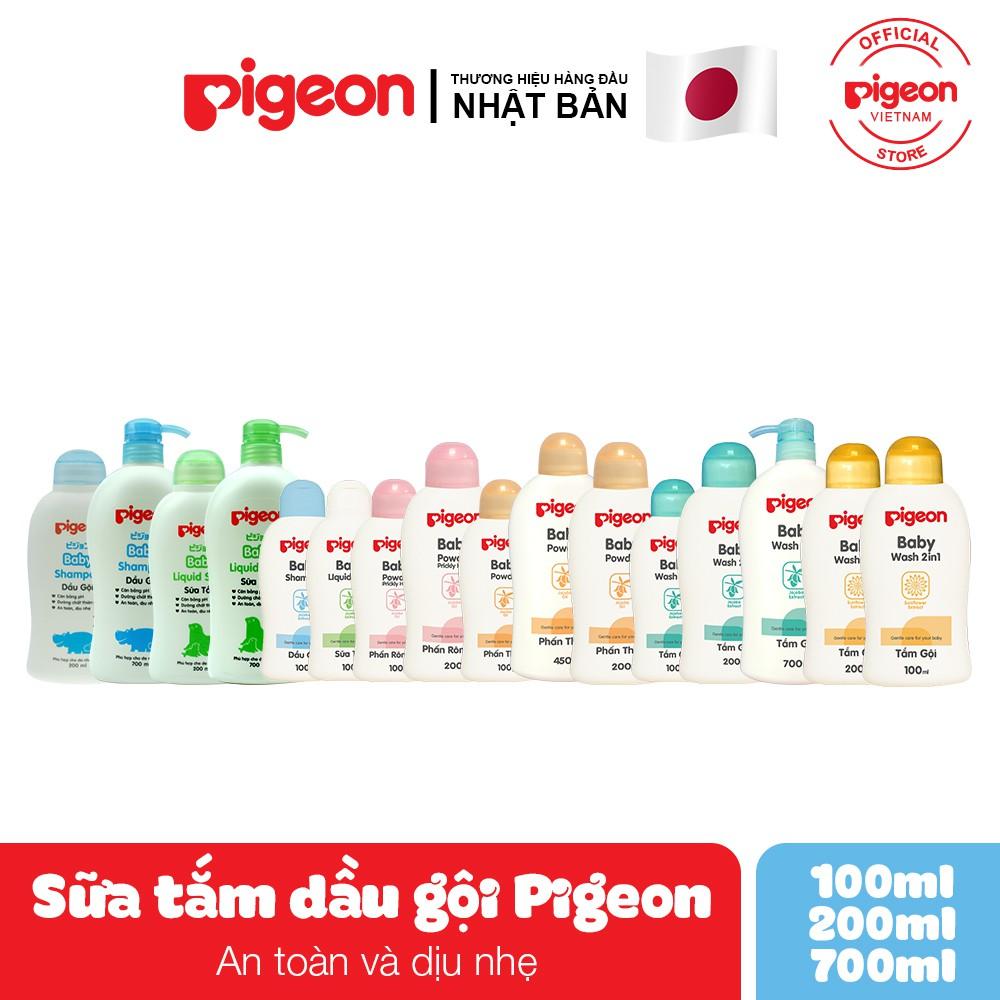 Phấn rôm sẩy Pigeon nắp màu 100g/200g