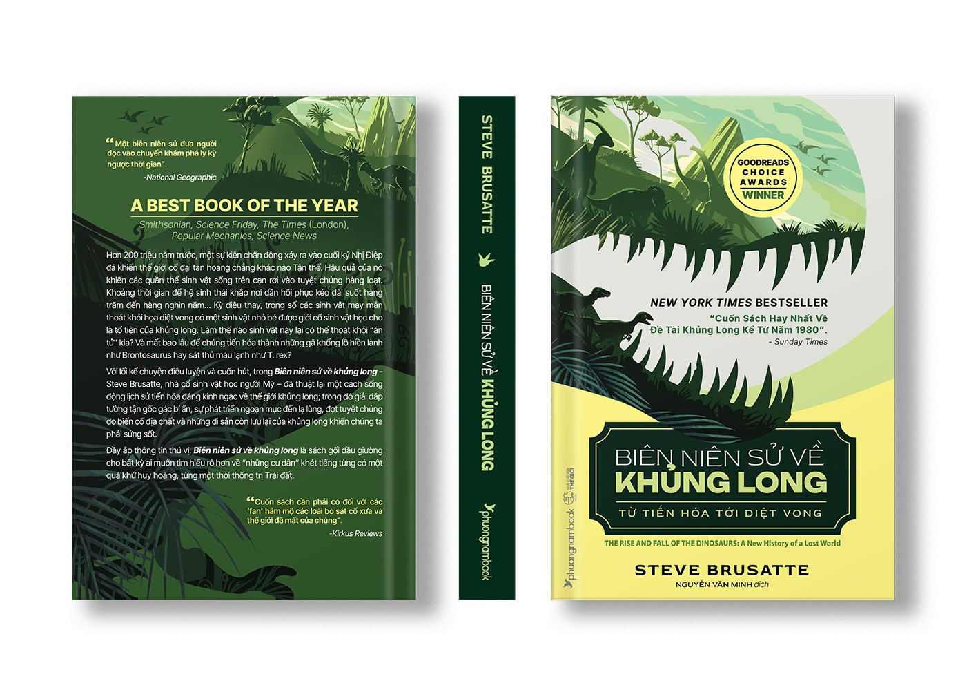 (New York Times Best Seller) BIÊN NIÊN SỬ VỀ KHỦNG LONG: Từ tiến hóa tới diệt vong - Steve Brusatte – Nguyễn Văn Minh dịch - Phương Nam Books 