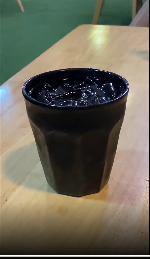 Bộ 10 ly,cốc uống nước nhựa Melamine đen bóng Ø 8.5 x 8.9 cm