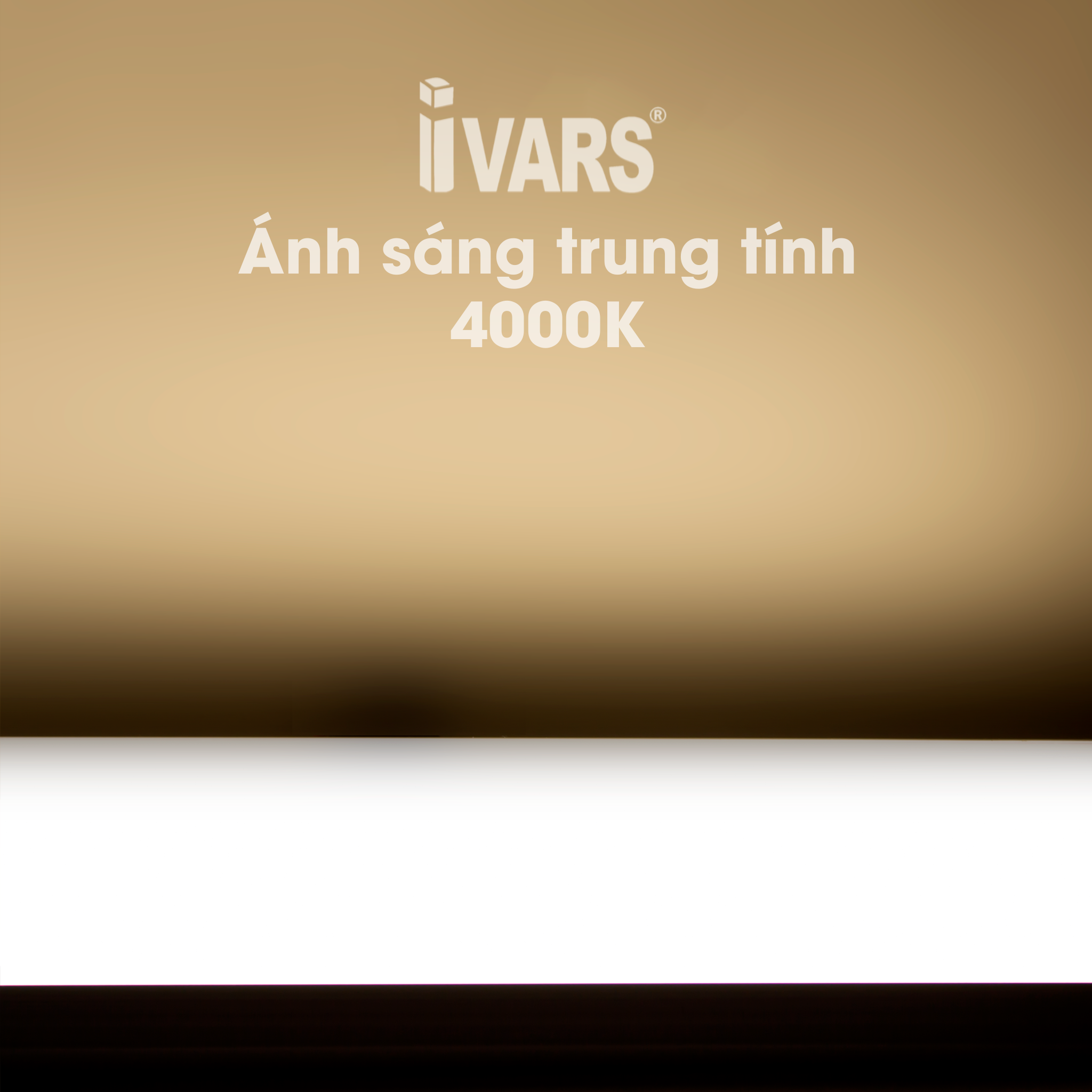 Hình ảnh Đèn LED Bán Nguyệt Thương Hiệu IVARS  40W 1.2M