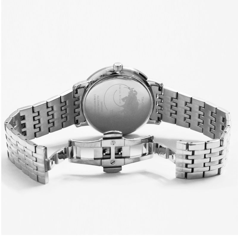 ĐỒNG HỒ TOPHILL TA038G.S1152 Dây và vỏ thép 316L, máy pin, kính sapphire